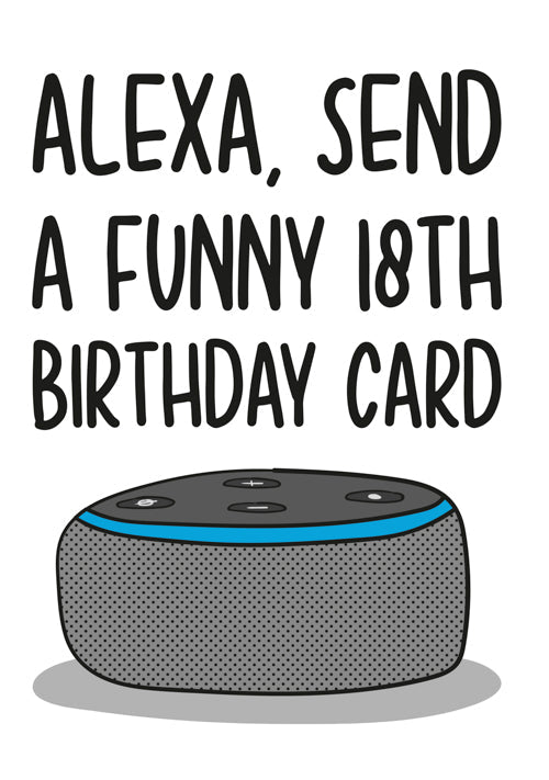 Humour 18th Birthday Card Personalisation
