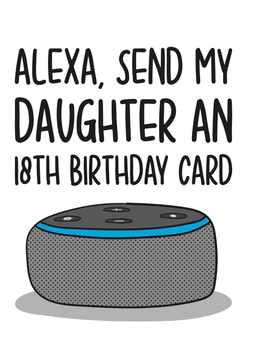 Humour 18th Daughter Birthday Card Personalisation