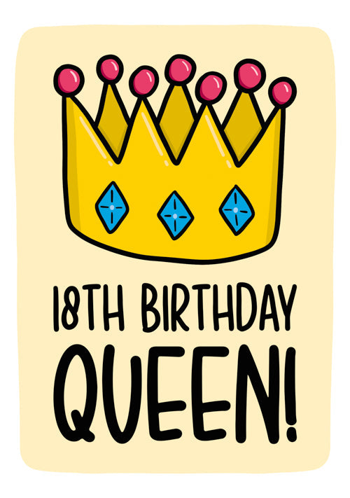 18th Female Birthday Card Personalisation