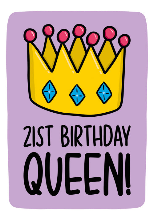 21st Female Birthday Card Personalisation