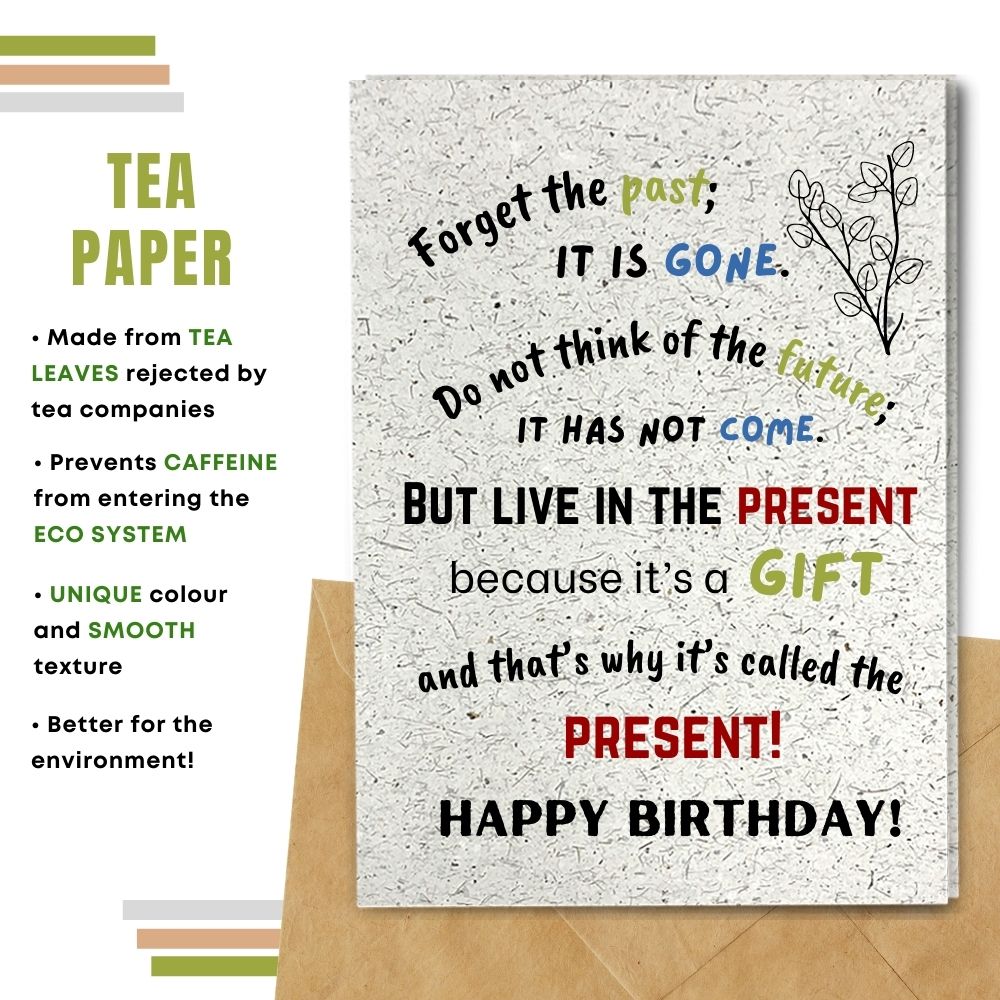 General Birthday Card - Past, Future, Present