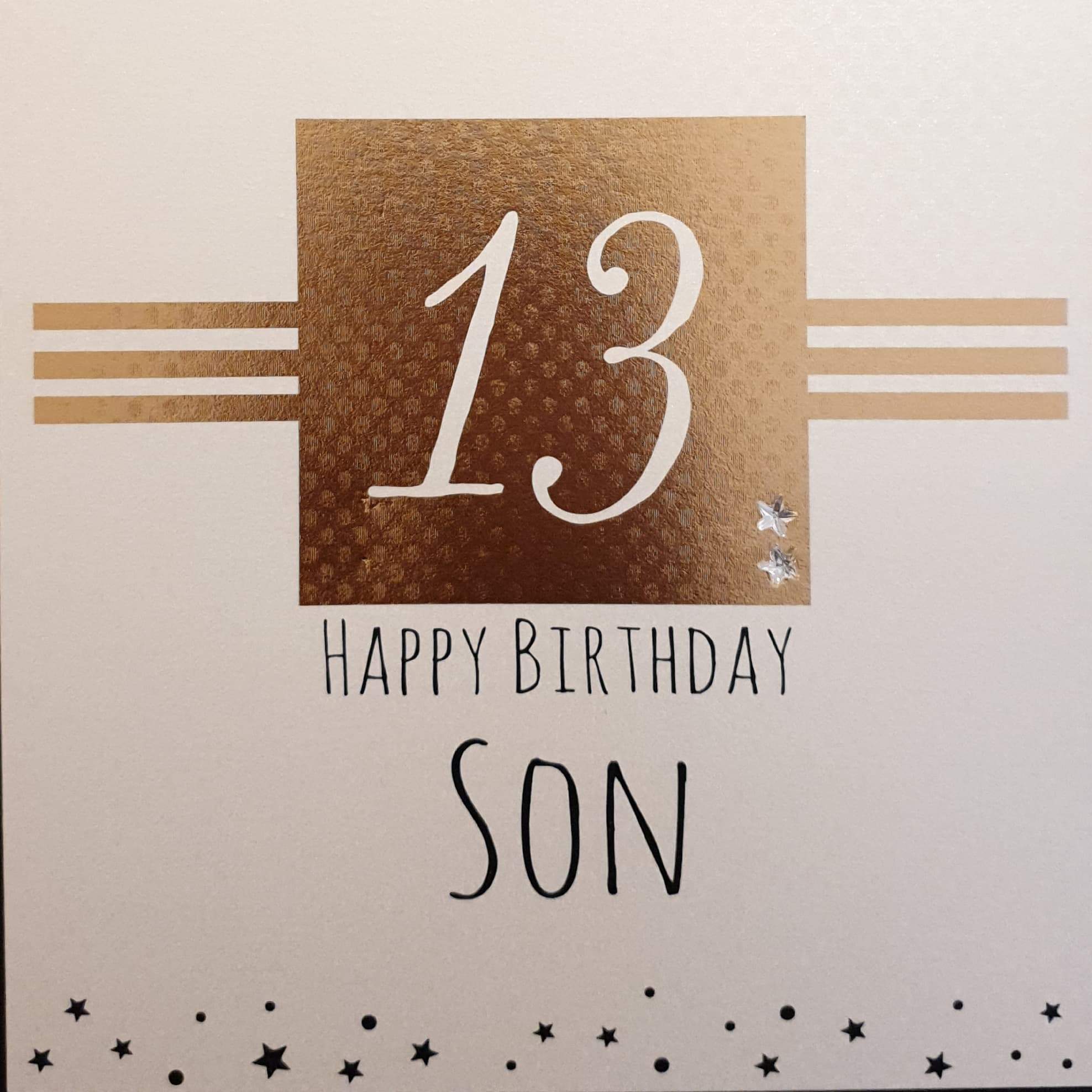 Birthday Card - Son - 13th Birthday / 