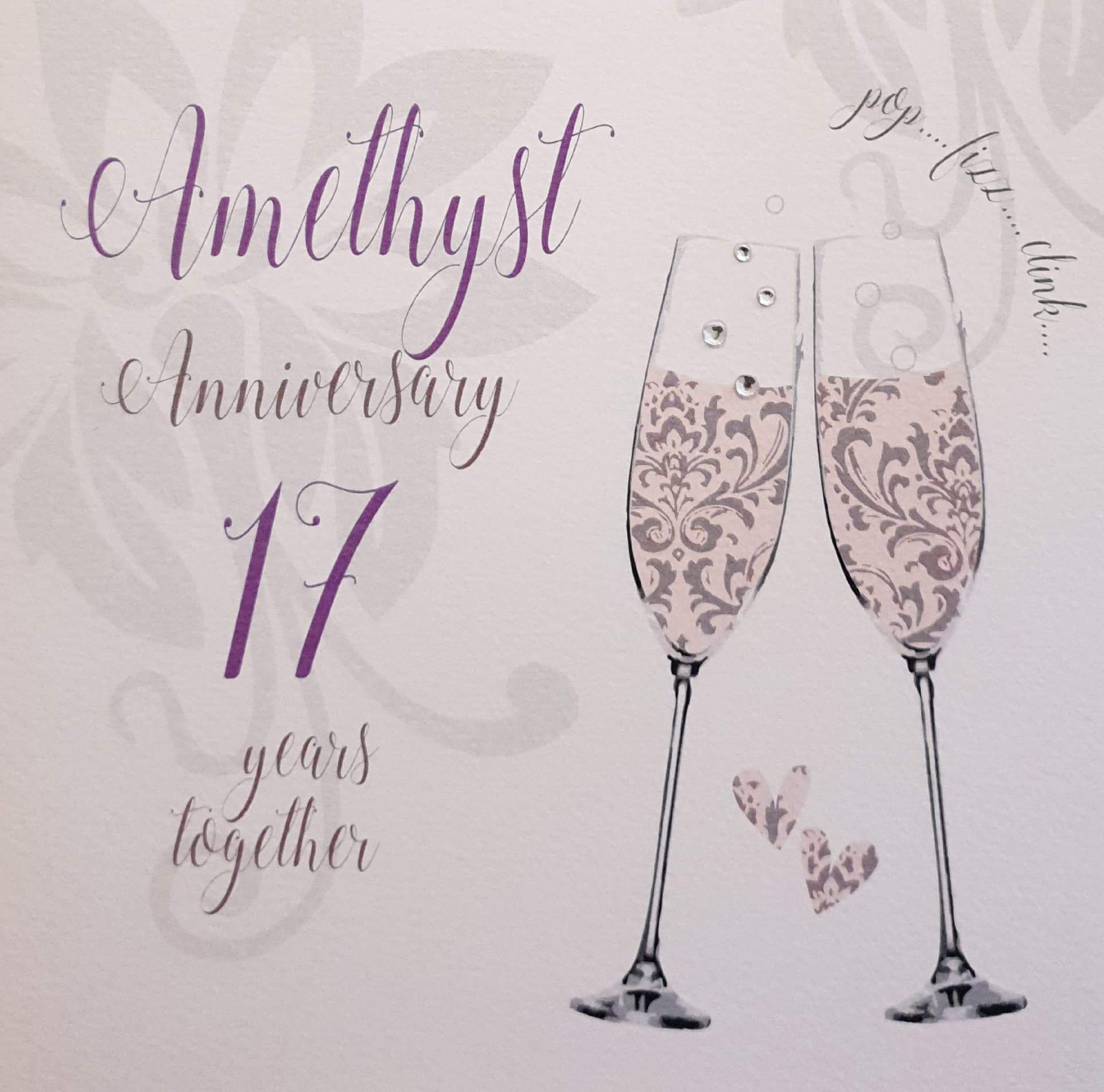 Anniversary Card - Amethyst Anniversary / 