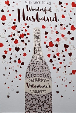Husband Valentines Day Card