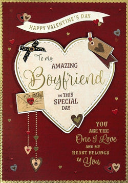 Boyfriend Valentines Day Card
