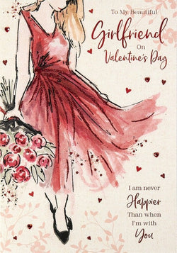 Girlfriend Valentines Day Card