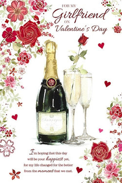 Girlfriend Valentines Day Card