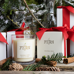 Natural Wax Candle - Wild Fern / Christmas Spice