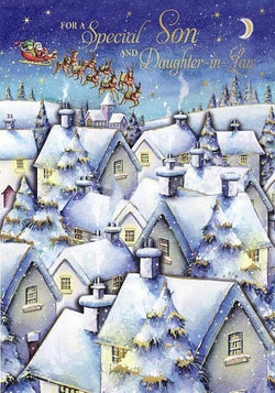 Special Son And Daughter In Law Christmas Card