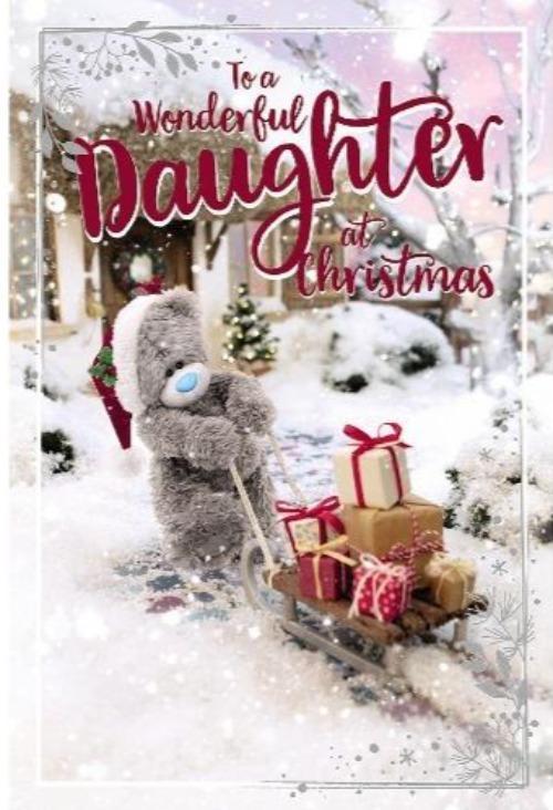 Daughter Christmas Card - 3D Card
