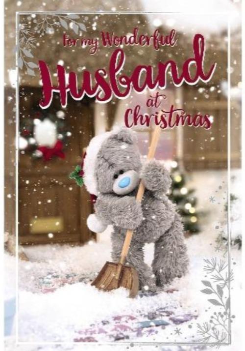 Husband Christmas Card - 3D Card