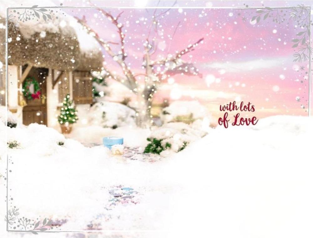 Special Granddaughter Christmas Card - 3D Card