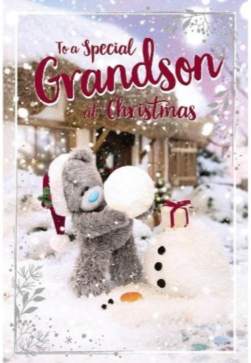 Special Grandson Christmas Card - 3D Card