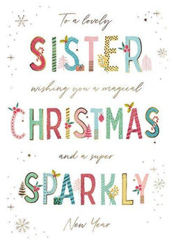 Sister Christmas Card - XMAS
