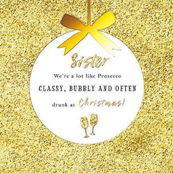 Sister Christmas Card - Often Drunk