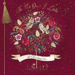 One I Love Christmas Card - Fable Owl Tree
