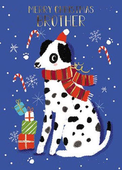 Brother Christmas Card - Jolly Dalmation