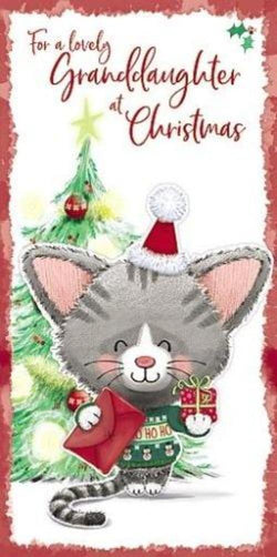 Granddaughter Money Wallet Christmas Card