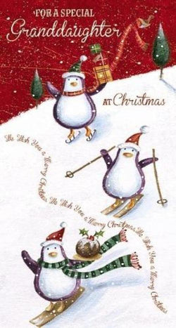 Special Granddaughter Christmas Card