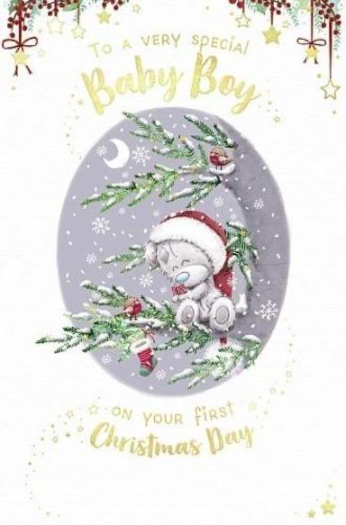 Baby Christmas Card - Boy