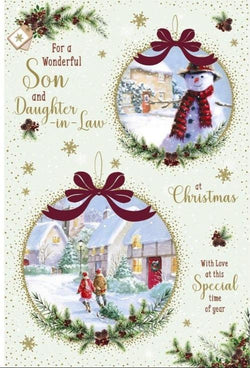 Son And Daughter In Law Christmas Card