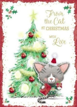 Pet Christmas Card / Cat