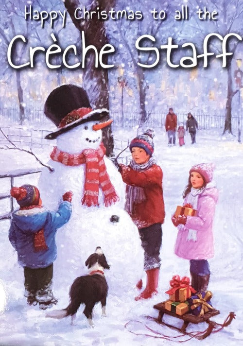 Creche Staff Christmas Card