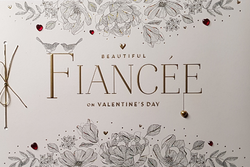 Fiancee Valentines Day Card