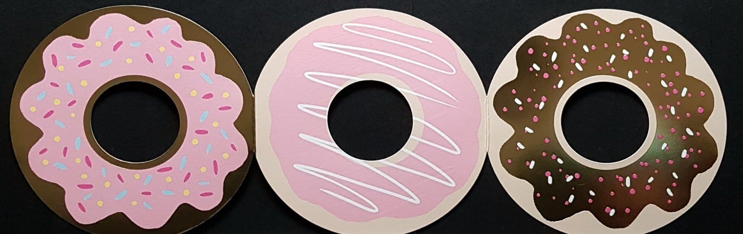 Blank Card - Layers Of Pink Doughnuts - Card Gallery Online UK