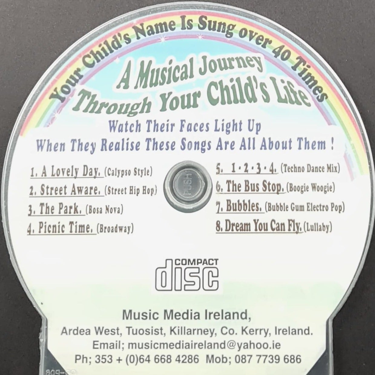CD - Personalised Children's Songs / Lorcan