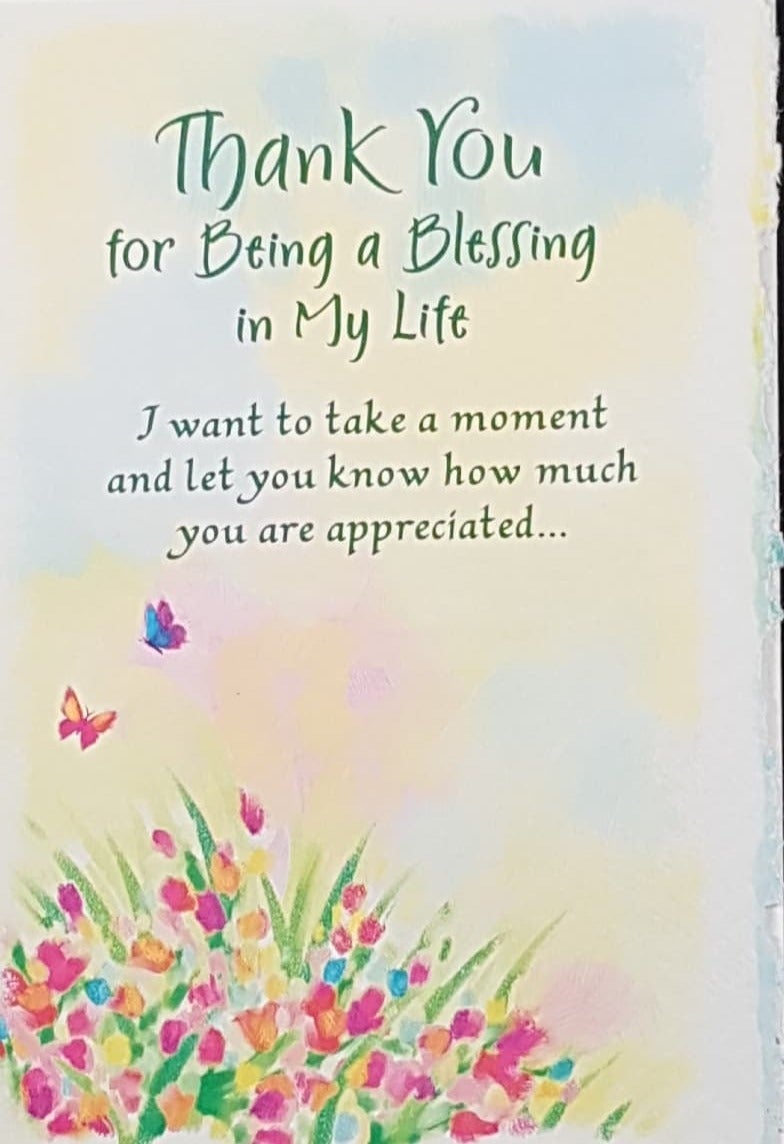 Blue Mountain Arts Card - Thank You For Being A Blessing In My Life