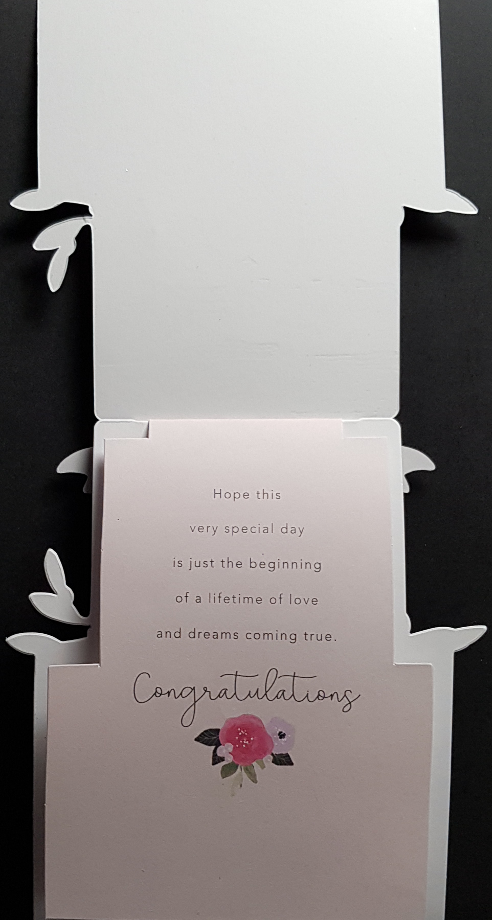 Wedding Card - Wedding Cake (Shaped)