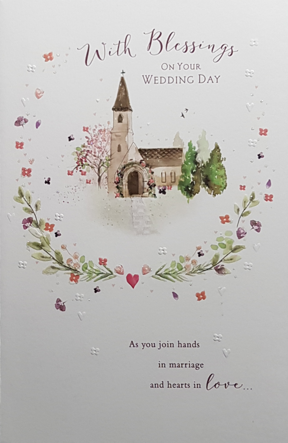 Wedding Card - A Pathway Leading To Church