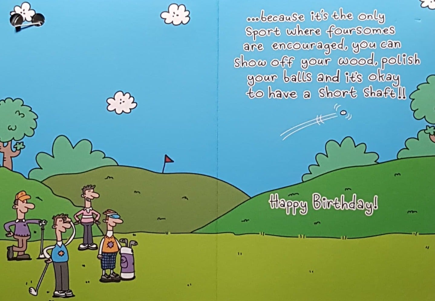 Birthday Card - Why Do So Many Men Like Golf?... (Adult Humour) - Card ...
