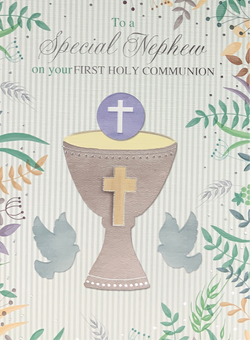 Communion Card - To A Special Nephew