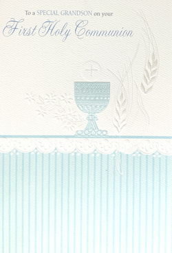 Communion Card - To A Special Grandson