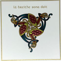 Birthday Card - Celtic Triskele & Lá Breithe Sona Duit