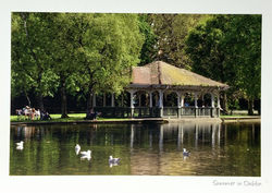 Catherine Dunne Card - Summer In Dublin (Blank)