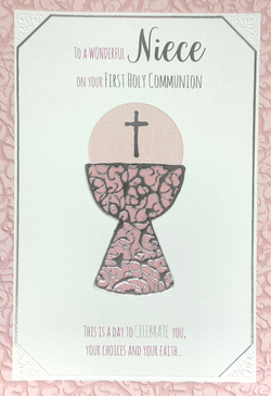 Communion Card - This Is A Day To Celebrate You... (Niece)