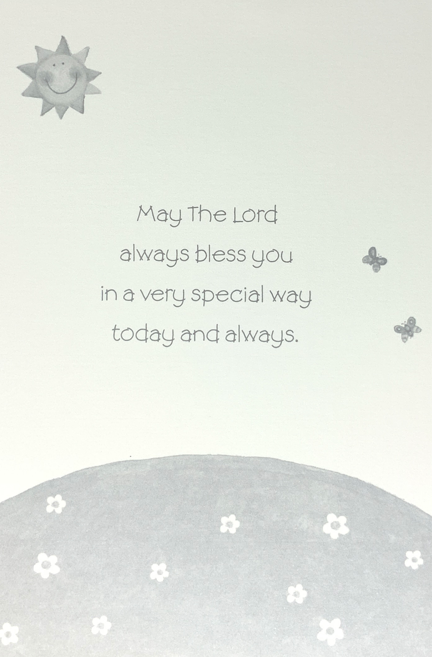 Communion Card - May The Lord Always Bless You (Traditional)