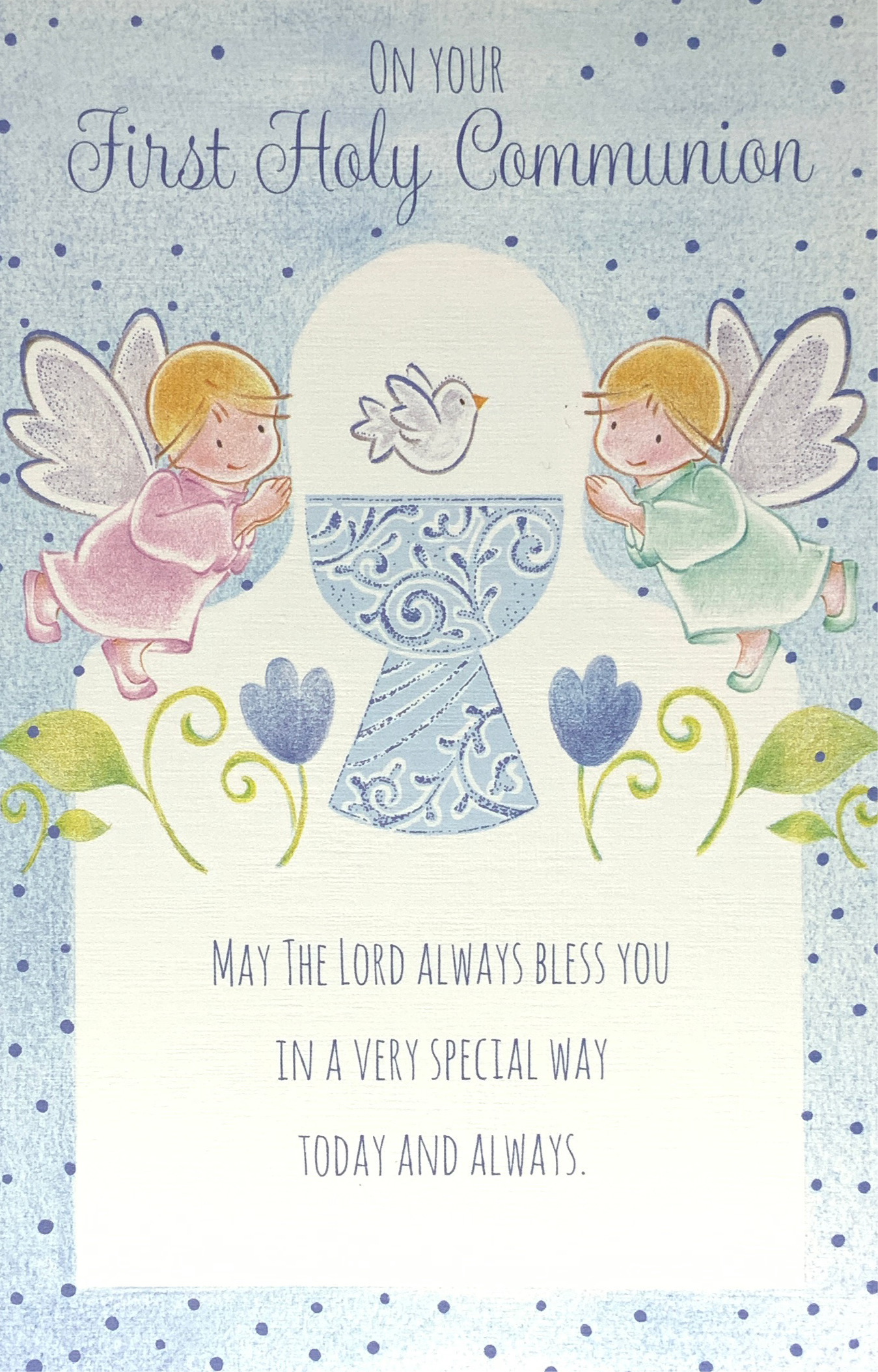 Communion Card - Little Angels (Traditional)