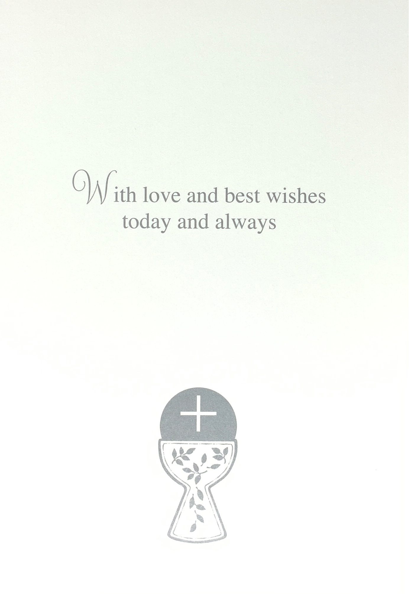 Communion Card - With Love & Best Wishes (Boy)