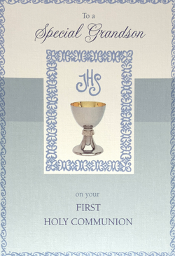 Communion Card - To A Special Grandson