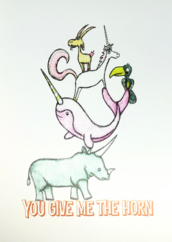 Dublin Card Company - You Give Me The Horn