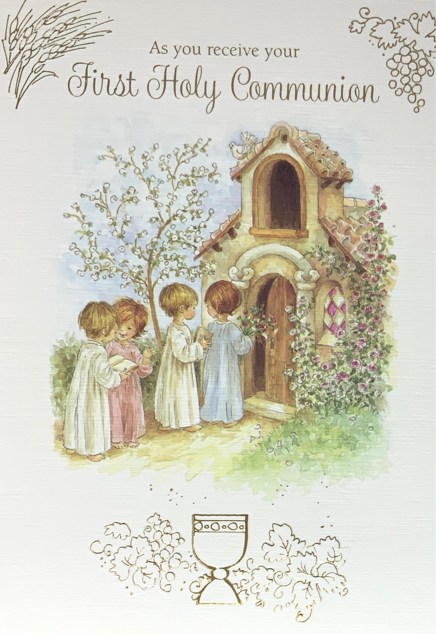 Communion Card - May Many Blessings Light... (Traditional)