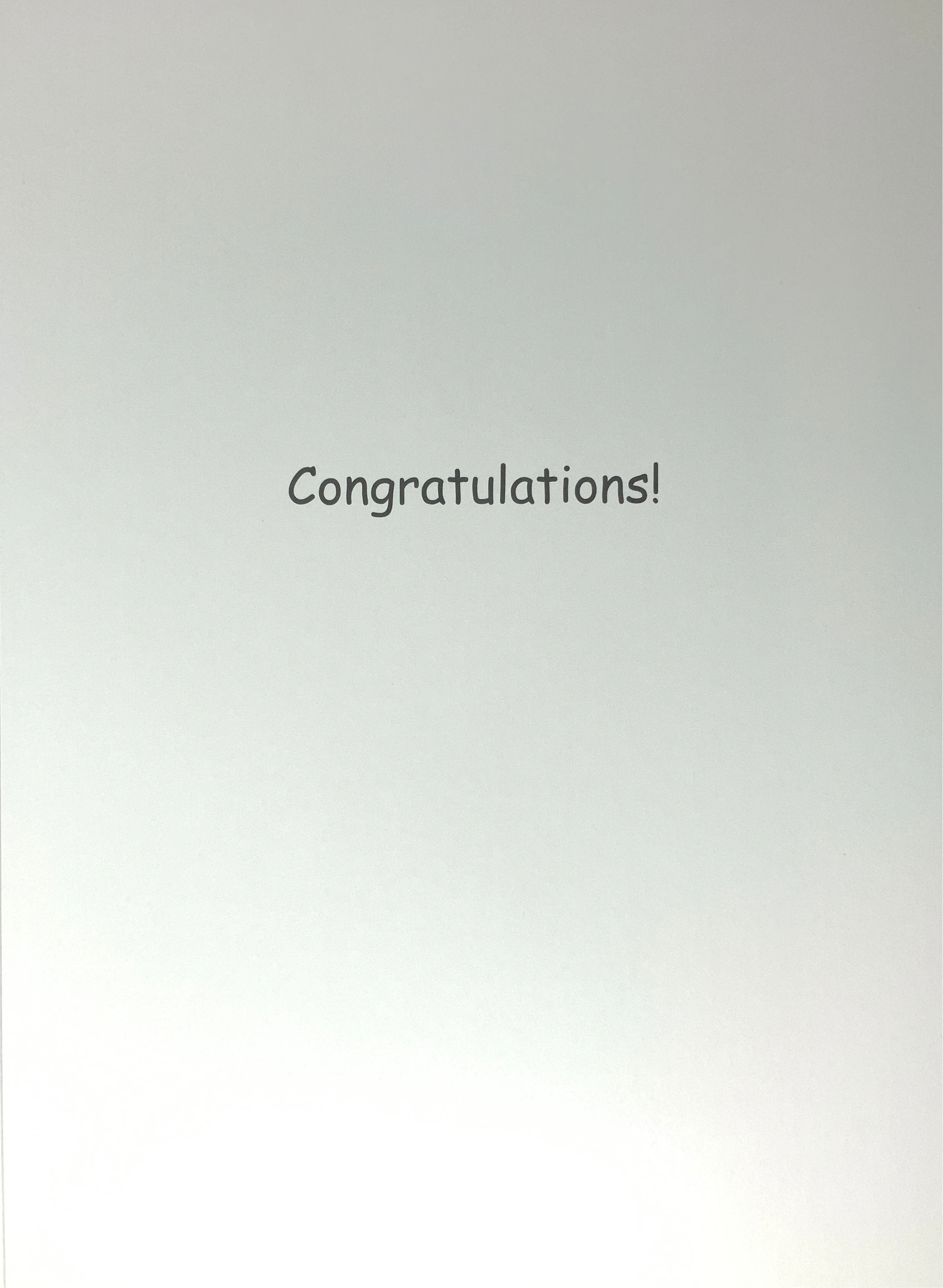 Congratulations Card - A Clever Sausage ( Large )