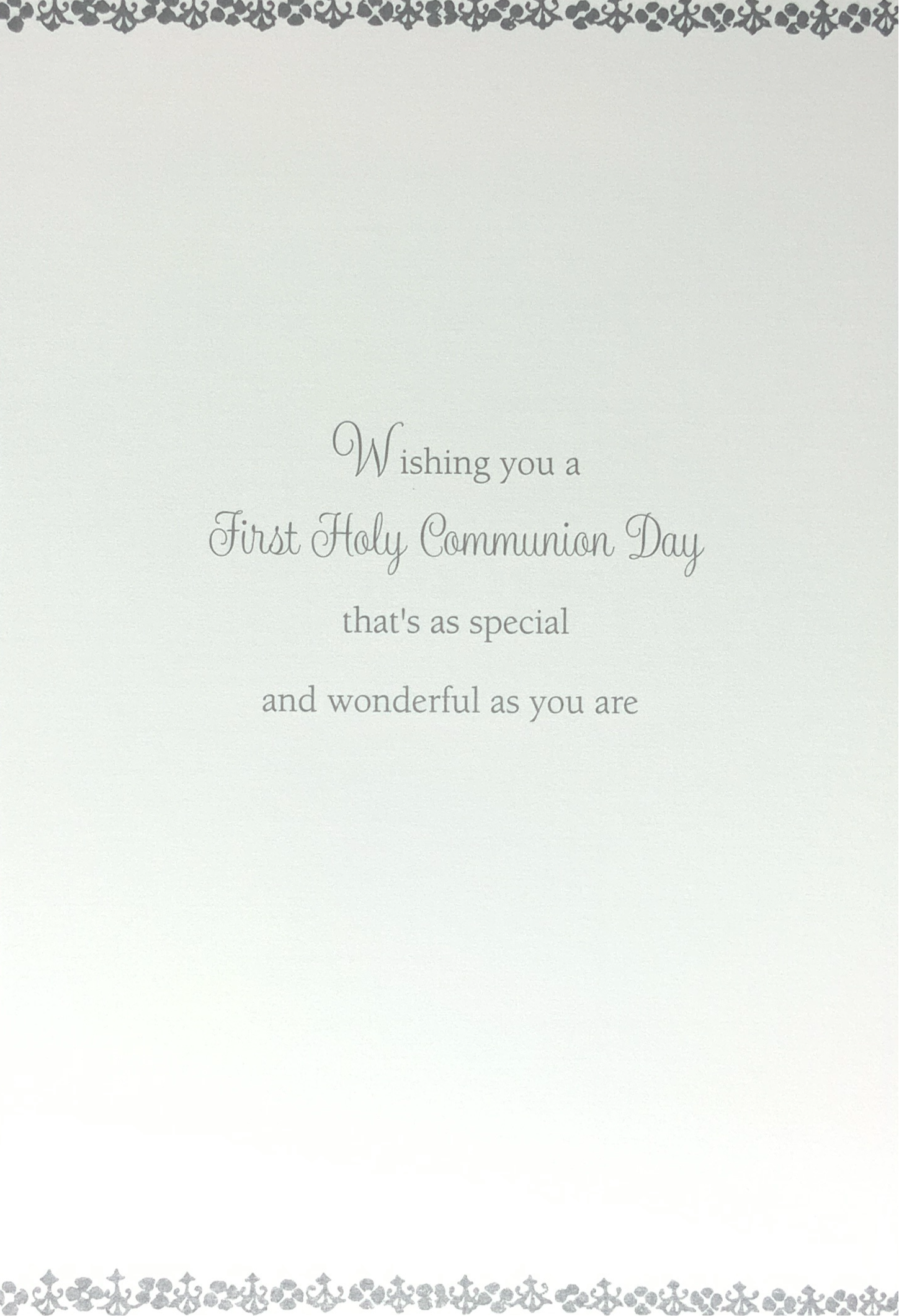Communion Card - As Special And Wonderful As You Are