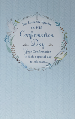 Confirmation Card - Special Day To Celebrate