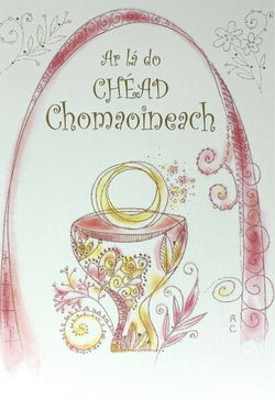 Communion Card - Ar Lá Do Chéad Chomaoineach