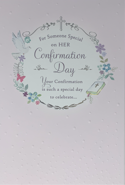 Confirmation Card - Such A Special Day To Celebrate (Girl)